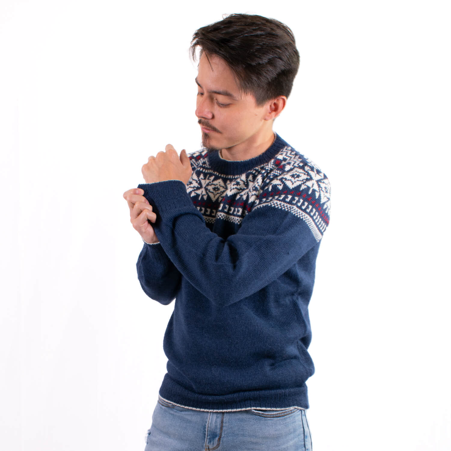 Alpaca-Sweater-half christmas-04