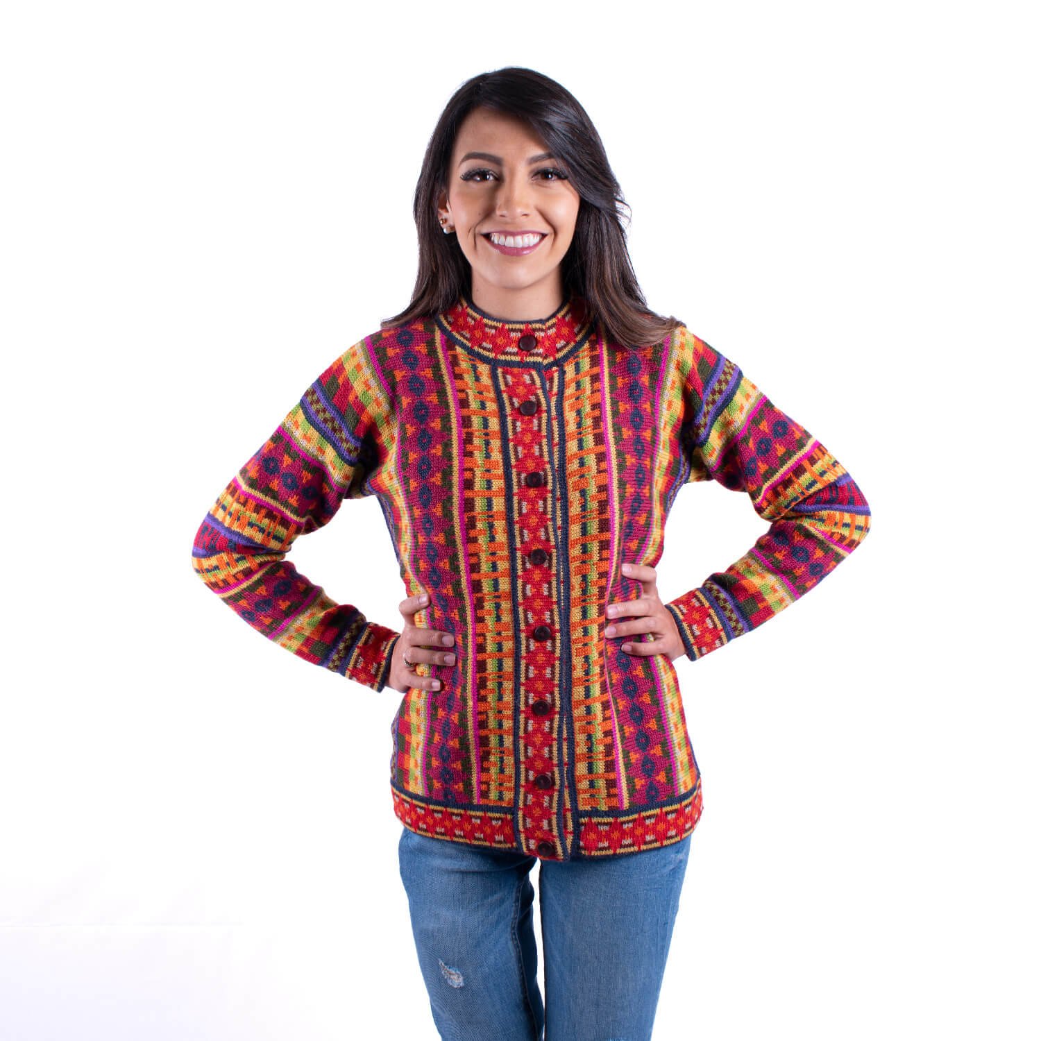 Alpaca Cardigan Carnival