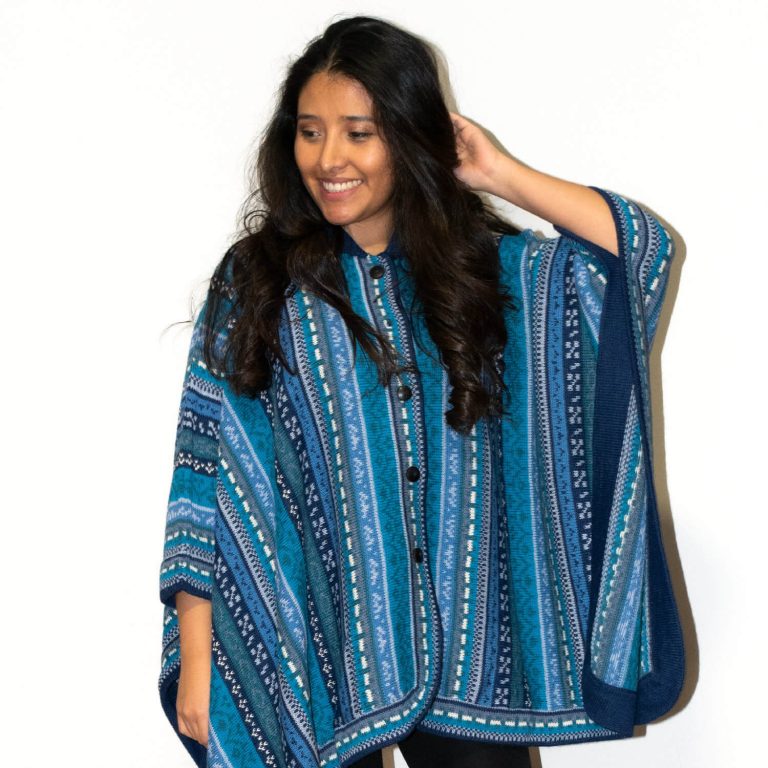 Bolivian Double Alpaca Poncho