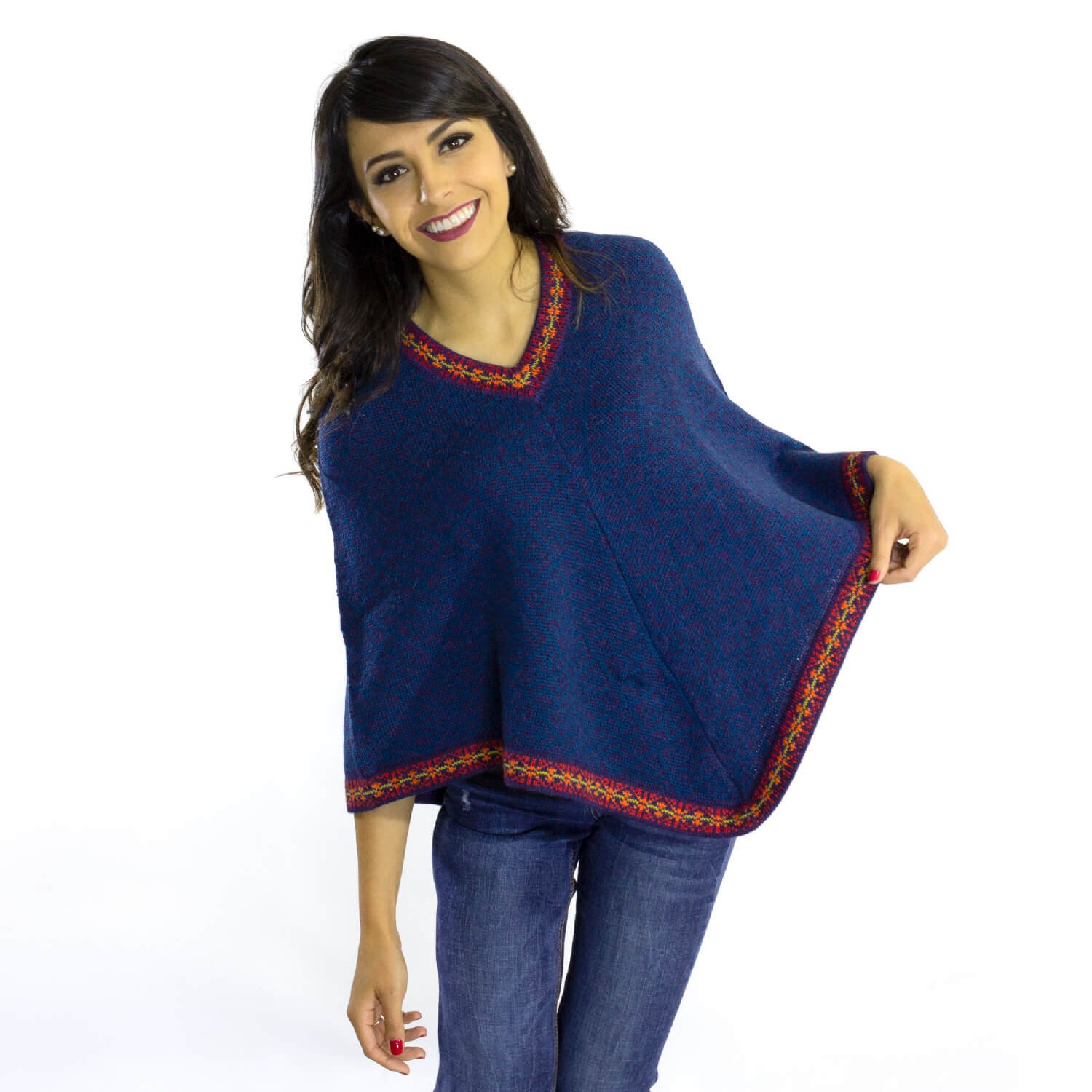 Alpaca-Poncho-Vneck-Apasanka-Blue-01
