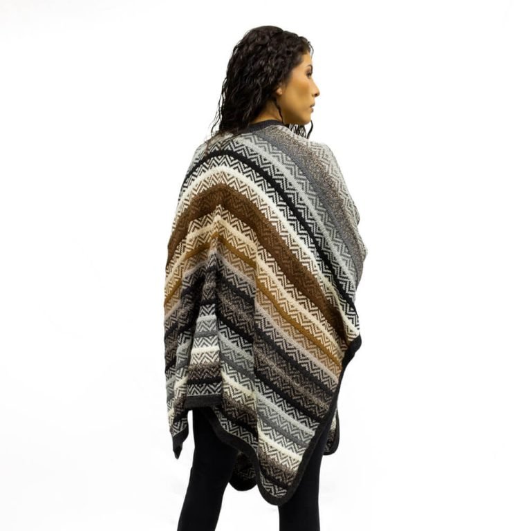 Alpaca Ruana Rainbow - LAM Bolivia